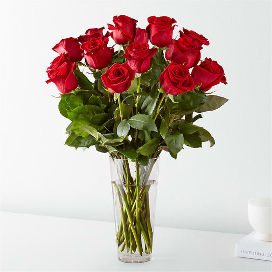 Long Stem Red Rose Bouquet – Salisbury Flower Shop, Salisbury NC
