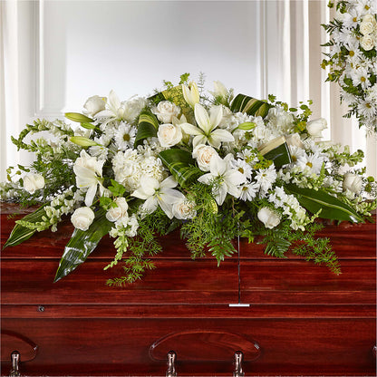 Abundance Casket Spray –  Salisbury Flower Shop, Salisbury NC