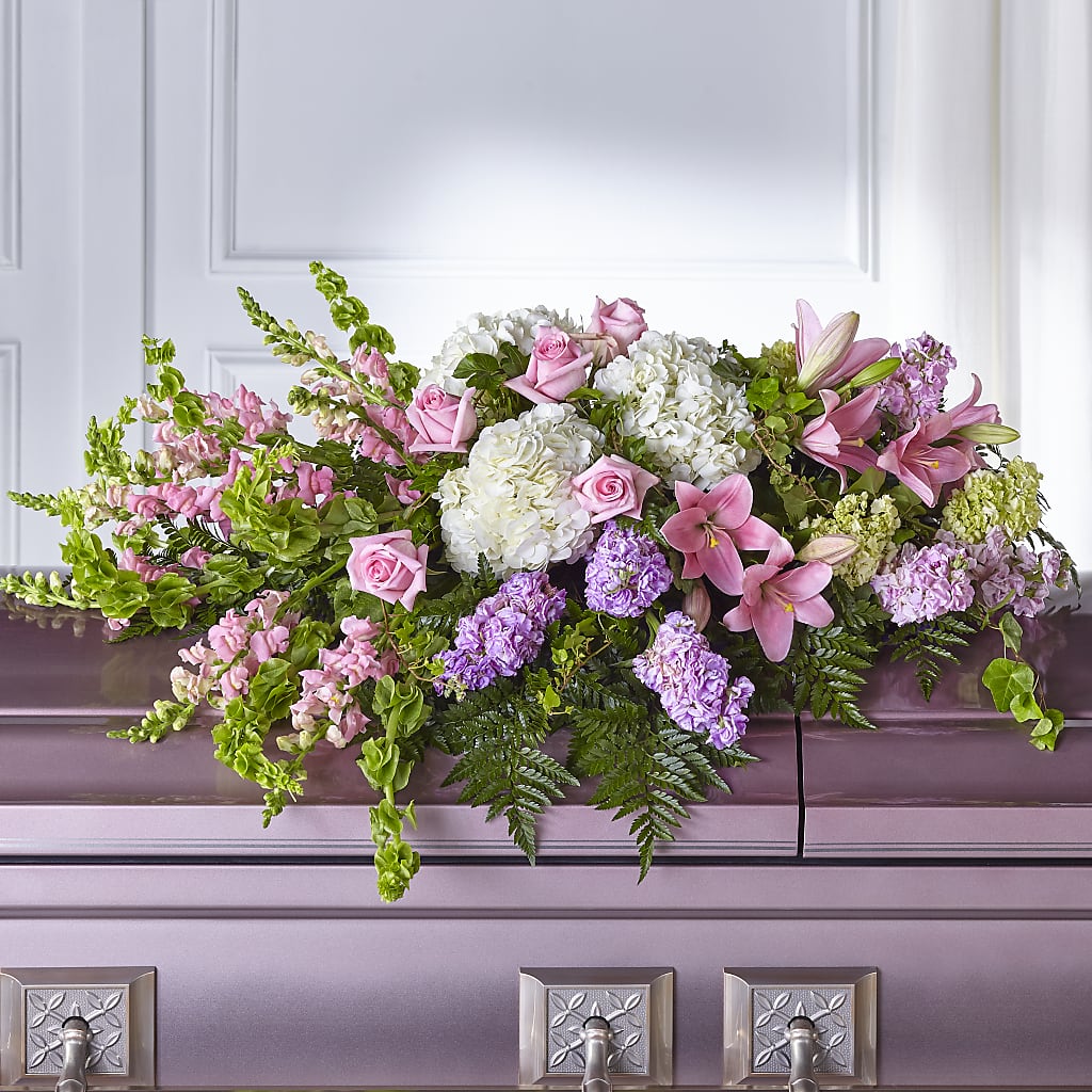 Life's Gratitude Casket Spray –  Salisbury Flower Shop, Salisbury NC