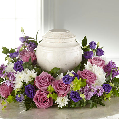 Blooming Sympathy Cremation Adornment –  Salisbury Flower Shop, Salisbury NC